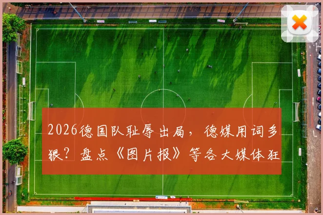 2026德国队耻辱出局，德媒用词多狠？盘点《图片报》等各大媒体狂批“国家灾难”的愤怒标题