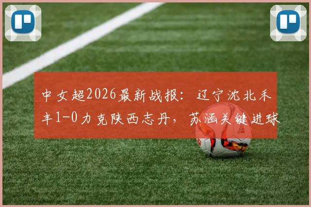 中女超2026最新战报:辽宁沈北禾丰1-0力克陕西志丹,苏涵关键进球助球队取三分,附本轮积分榜变动详情